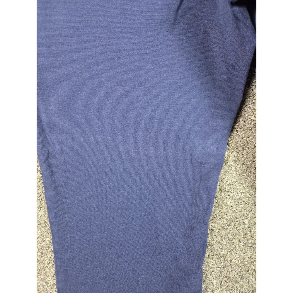 Banana Republic‎ Aiden Slim Fit Chinos Mens 34x30 Navy Blue Cotton Modal Stretch
